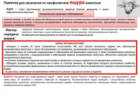 Памятки по болезням домашних животных