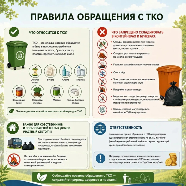 Правила обращения с ТКО